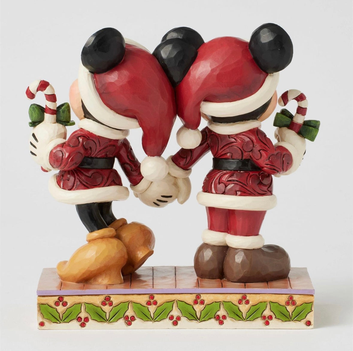 Topolino e Minnie natalizio Bastoncini di zucchero-Disney Traditions Jim Shore
