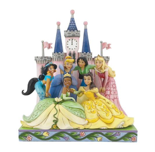 CASTELLO CON PRINCIPESSE- DISNEY TRADITIONS