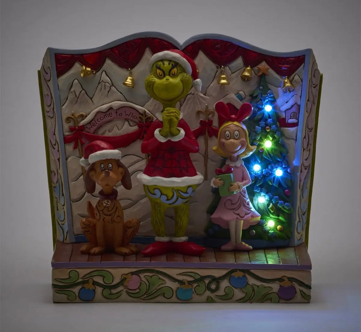 STORYBOOK DEL GRINCH CON FIRMA DI JIM SHORE N854