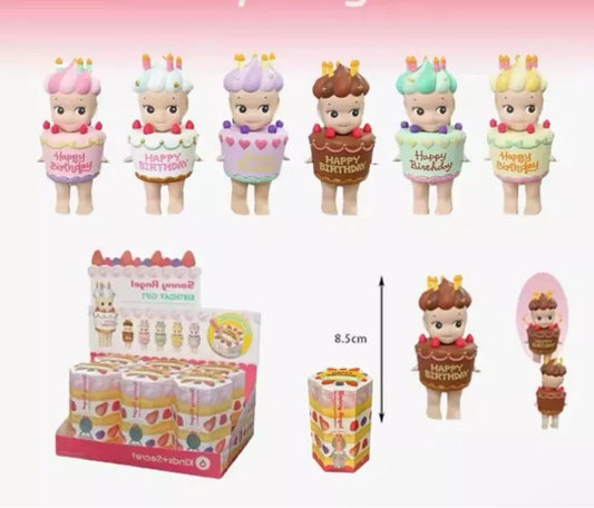 Sonny angels tipo 2 happy birthday 6 pezzi box intera
