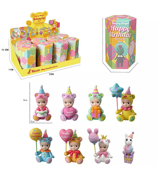 Box da 6 pezzi sonny angels happy birthday