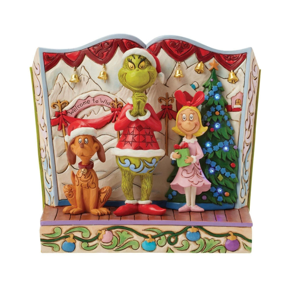 STORYBOOK DEL GRINCH CON FIRMA DI JIM SHORE N854